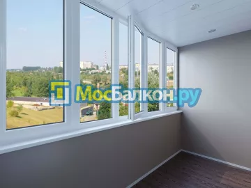 Пластиковое остекление лоджий под ключ по доступным ценам в Мытищах | МосБалкон