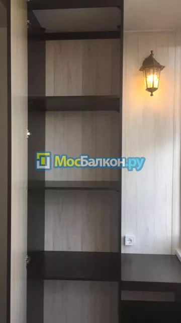 Шкаф на балкон купить в Мытищах на заказ недорого от МосБалкон