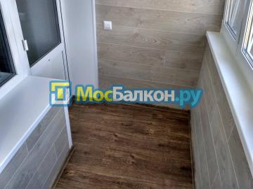 отделка балконов ламинатом примеры работ
