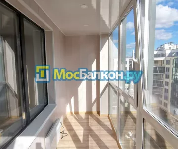 Французское остекление балконов и лоджий под ключ по доступным ценам в Мытищах | МосБалкон
