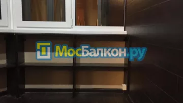 Шкаф на балкон купить в Мытищах на заказ недорого от МосБалкон