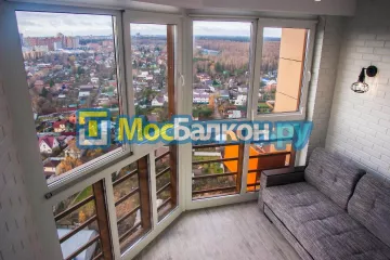 Французское остекление балконов и лоджий под ключ по доступным ценам в Мытищах | МосБалкон