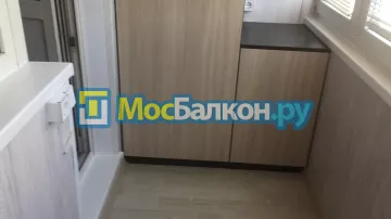 Шкаф на балкон купить в Мытищах на заказ недорого от МосБалкон