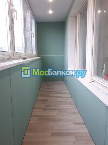 Комплексное утепление лоджии 5.4 метра