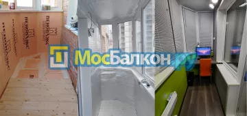 Остекление лоджий под ключ по выгодной цене в Мытищах – застеклить лоджию и балкон в МосБалкон