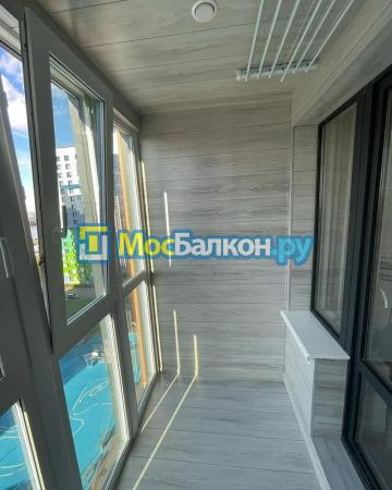 отделка балконов пластиковыми панелями