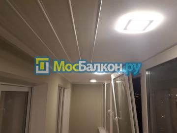 Отделка лоджии 6 метров гипсокартоном