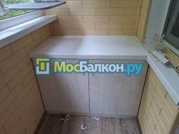Шкаф на балкон купить в Мытищах на заказ недорого от МосБалкон
