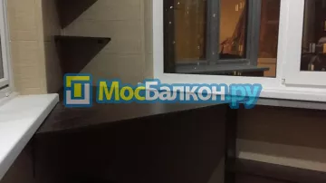 Шкаф на балкон купить в Мытищах на заказ недорого от МосБалкон