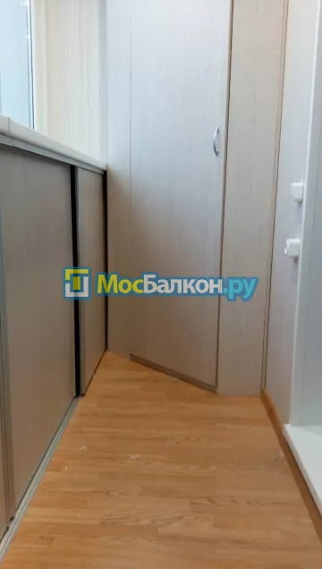 Шкаф на балкон купить в Мытищах на заказ недорого от МосБалкон