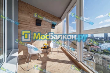 Панорамное остекление заказать под ключ по выгодной цене в Мытищах от компании МосБалкон