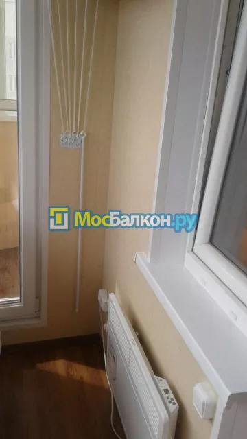 Отделка балкона и лоджии пластиковыми ПВХ панелями в Мытищах от компании МосБалкон