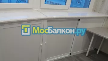 Шкаф на балкон купить в Мытищах на заказ недорого от МосБалкон