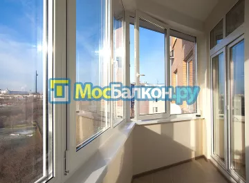 Французское остекление балконов и лоджий под ключ по доступным ценам в Мытищах | МосБалкон