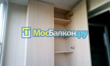 Шкаф на балкон купить в Мытищах на заказ недорого от МосБалкон