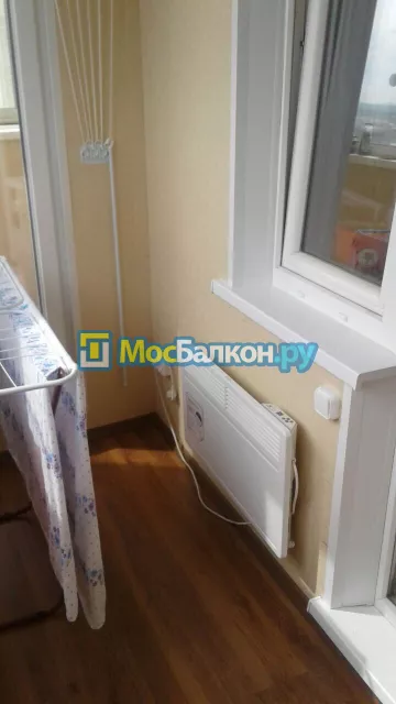 Отделка балкона и лоджии пластиковыми ПВХ панелями в Мытищах от компании МосБалкон