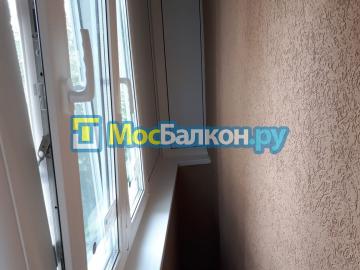 Остекление лоджии и отделка гипсокартоном