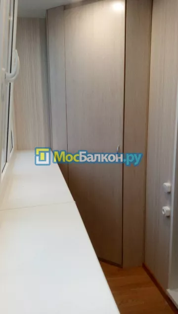 Шкаф на балкон купить в Мытищах на заказ недорого от МосБалкон
