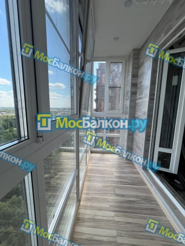 Панорамное остекление заказать под ключ по выгодной цене в Мытищах от компании МосБалкон
