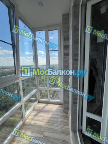 Панорамное остекление заказать под ключ по выгодной цене в Мытищах от компании МосБалкон