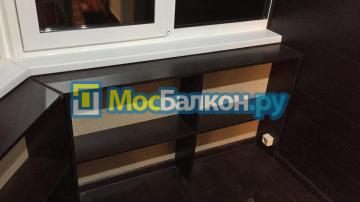 Встроенная мебель на балкон