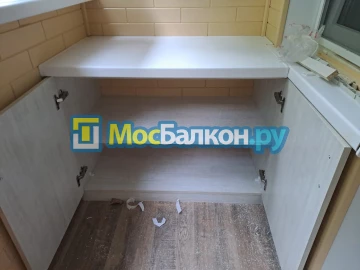 Шкаф на балкон купить в Мытищах на заказ недорого от МосБалкон