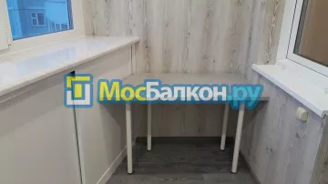 Шкаф на балкон купить в Мытищах на заказ недорого от МосБалкон